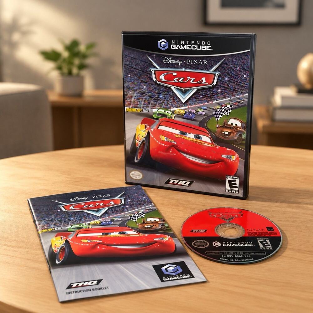 Nintendo Gamecube Cars - CIB Complete Set, Tested